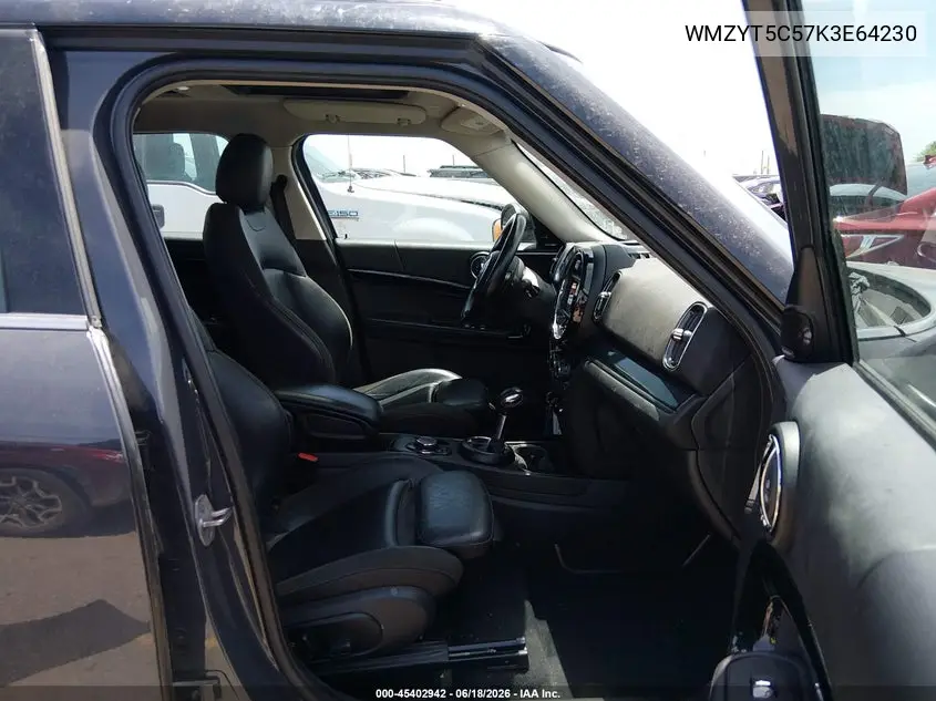 2019 Mini Countryman Cooper S VIN: WMZYT5C57K3E64230 Lot: 45402942