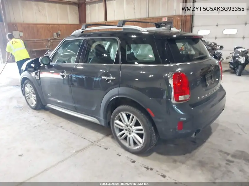 2019 Mini Countryman Cooper S VIN: WMZYT5C5XK3G93355 Lot: 45469669