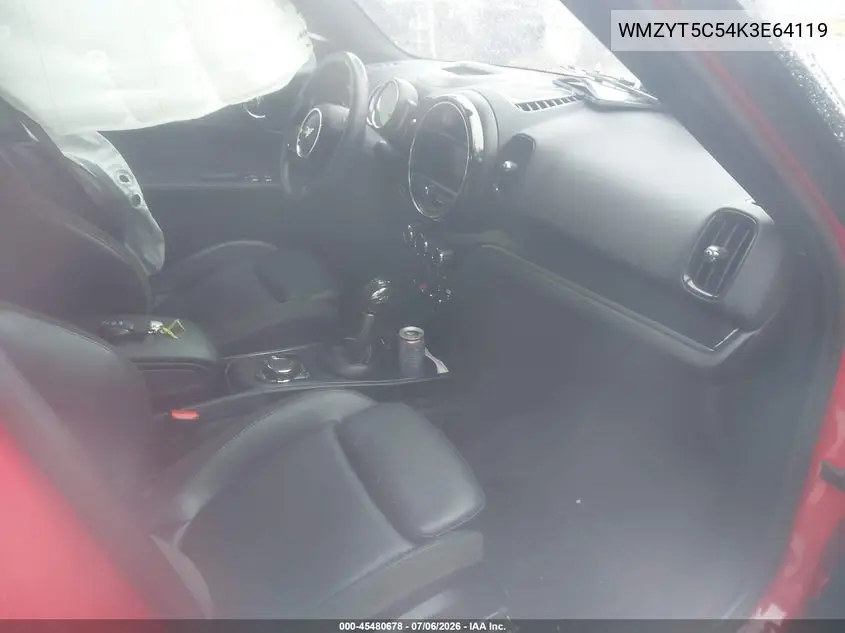 2019 Mini Countryman Cooper S VIN: WMZYT5C54K3E64119 Lot: 45480678