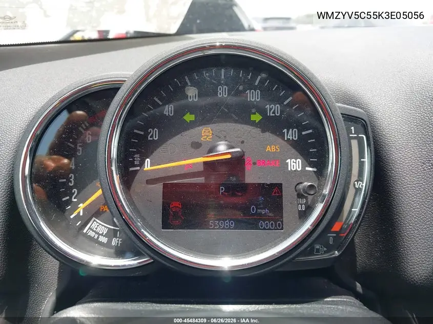 2019 Mini Countryman Cooper VIN: WMZYV5C55K3E05056 Lot: 45484309