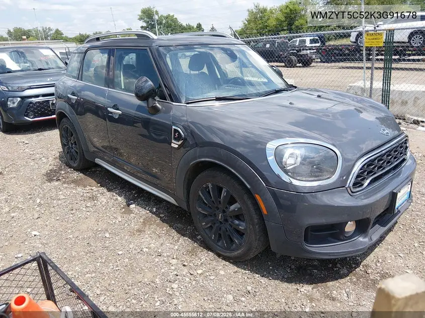 2019 Mini Countryman Cooper S VIN: WMZYT5C52K3G91678 Lot: 45555612