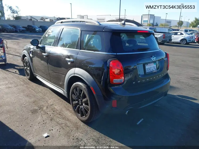 2019 Mini Countryman Cooper S VIN: WMZYT3C54K3E95553 Lot: 45555995