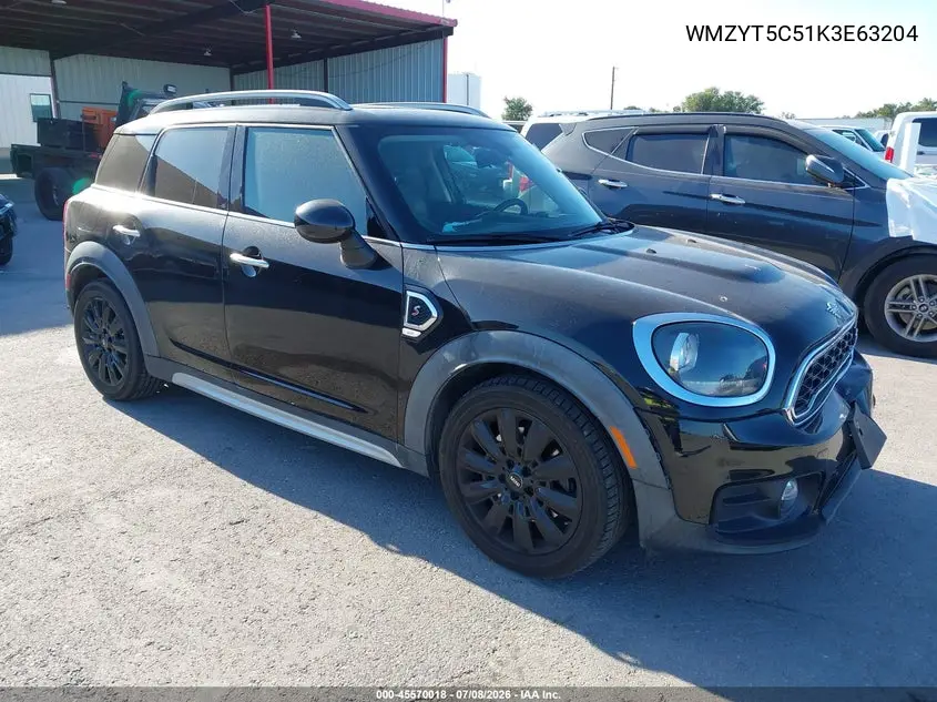 2019 Mini Countryman Cooper S VIN: WMZYT5C51K3E63204 Lot: 45570018