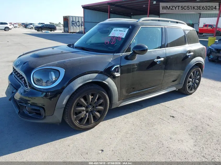 2019 Mini Countryman Cooper S VIN: WMZYT5C51K3E63204 Lot: 45570018
