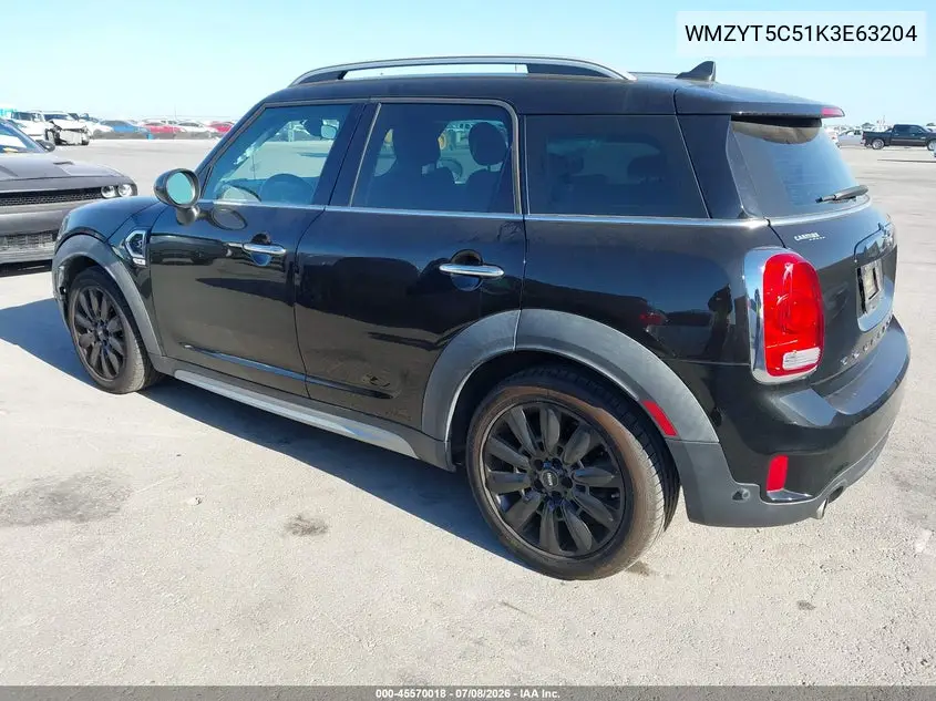 2019 Mini Countryman Cooper S VIN: WMZYT5C51K3E63204 Lot: 45570018