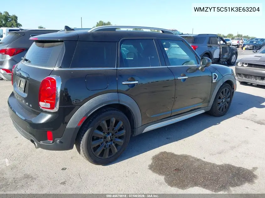 2019 Mini Countryman Cooper S VIN: WMZYT5C51K3E63204 Lot: 45570018