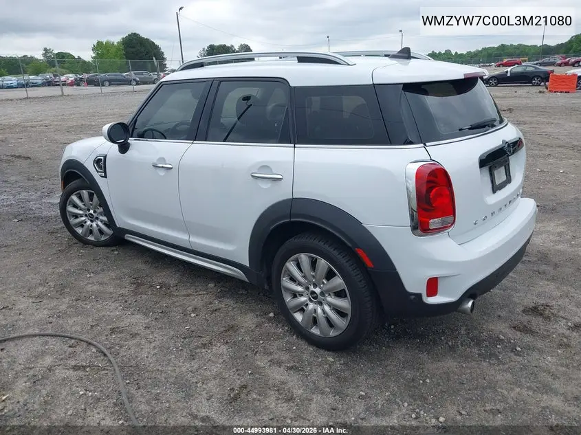 2020 Mini Countryman Cooper S VIN: WMZYW7C00L3M21080 Lot: 44993981