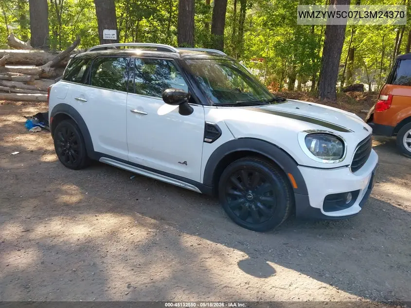 2020 Mini Countryman Oxford Edition VIN: WMZYW5C07L3M24370 Lot: 45132550