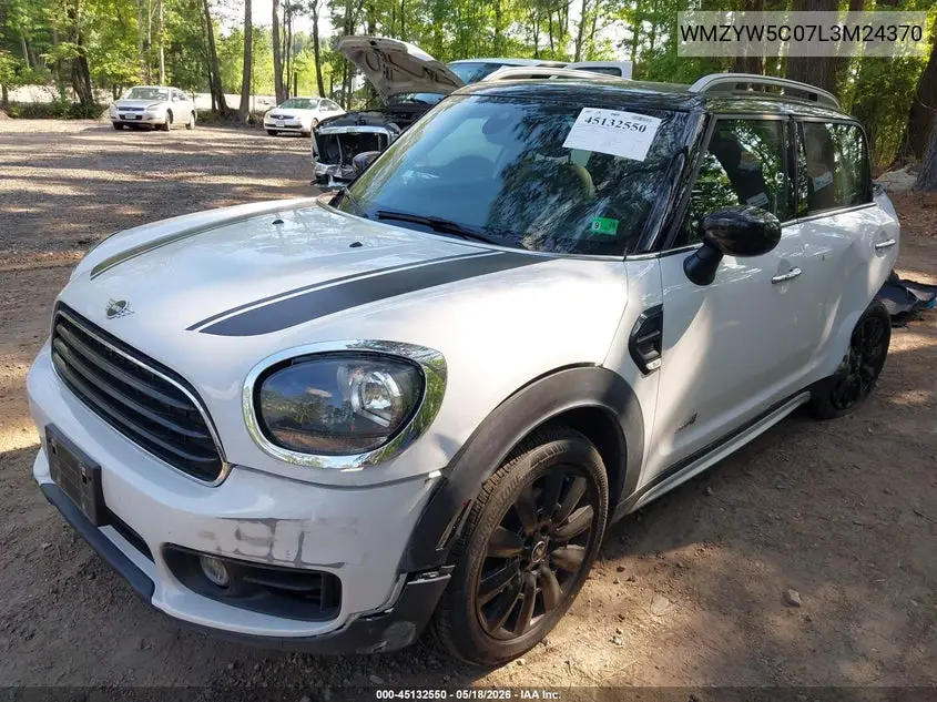 2020 Mini Countryman Oxford Edition VIN: WMZYW5C07L3M24370 Lot: 45132550