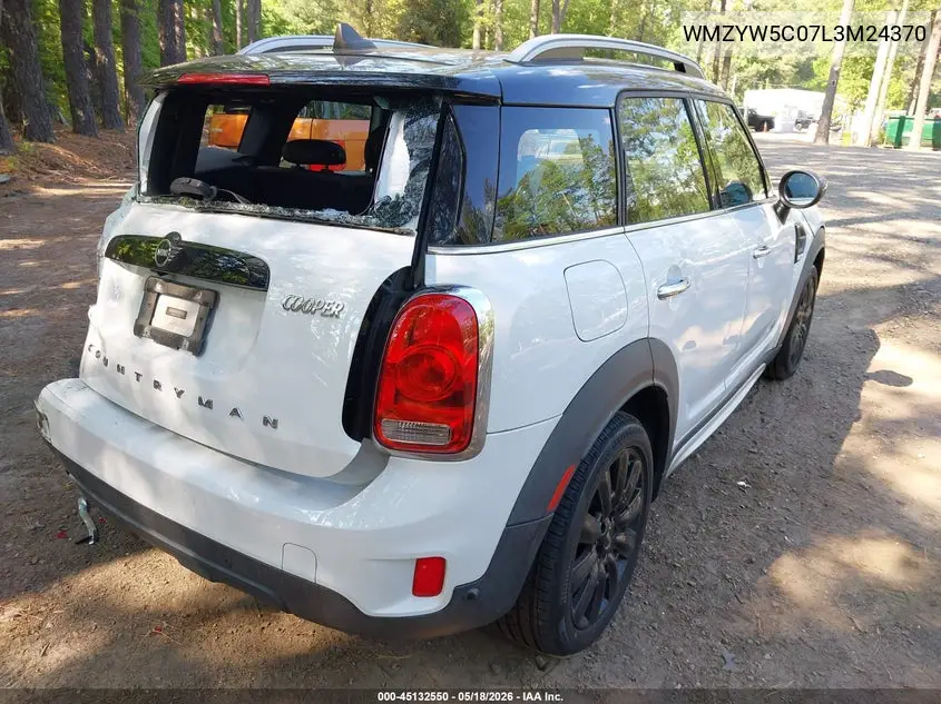 2020 Mini Countryman Oxford Edition VIN: WMZYW5C07L3M24370 Lot: 45132550
