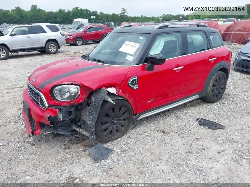 2020 Mini Countryman Cooper S VIN: WMZYX1C03L3L29164 Lot: 45227313