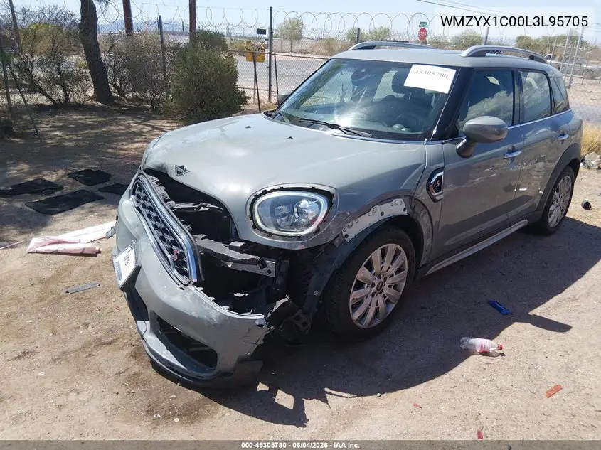 2020 Mini Countryman Cooper S VIN: WMZYX1C00L3L95705 Lot: 45305780