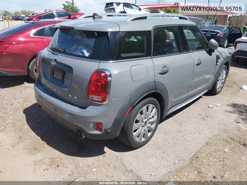 2020 Mini Countryman Cooper S VIN: WMZYX1C00L3L95705 Lot: 45305780