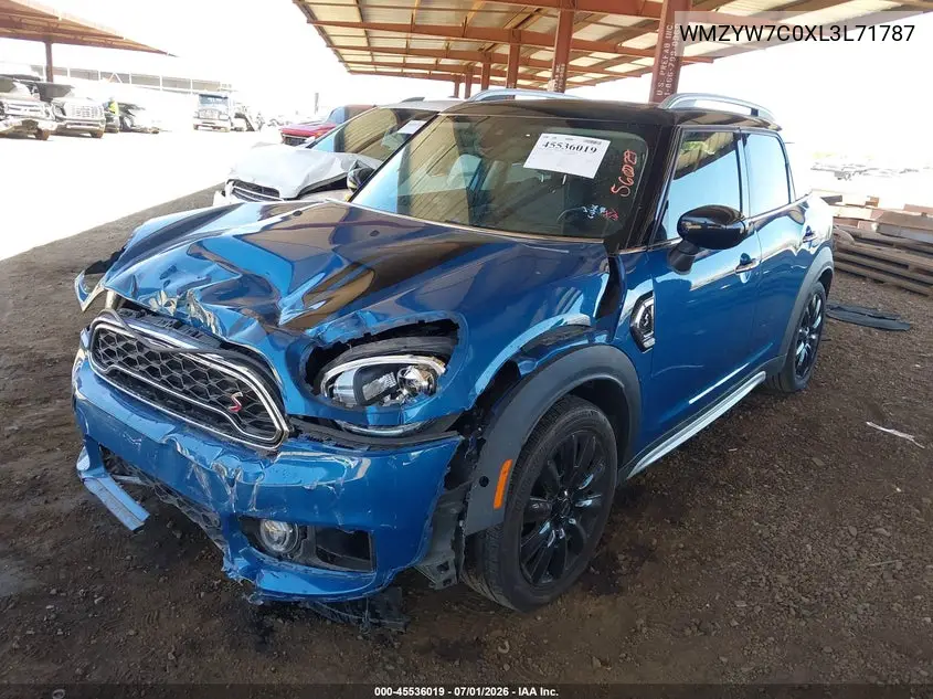 2020 Mini Countryman Cooper S VIN: WMZYW7C0XL3L71787 Lot: 45536019