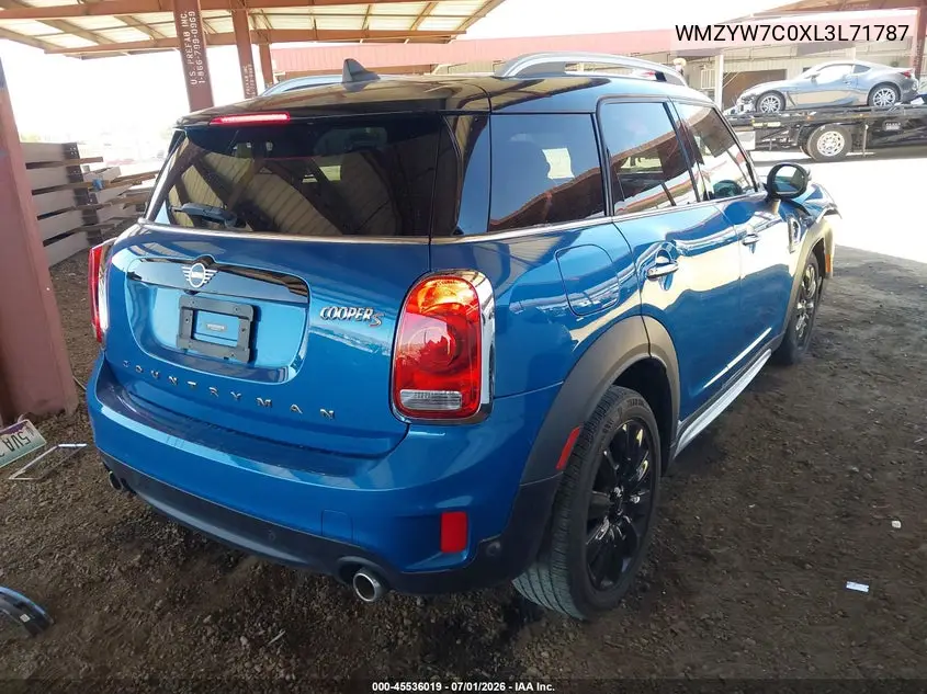 2020 Mini Countryman Cooper S VIN: WMZYW7C0XL3L71787 Lot: 45536019