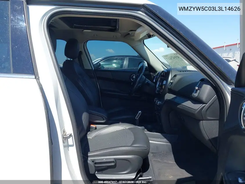 2020 Mini Countryman Cooper VIN: WMZYW5C03L3L14626 Lot: 45547417