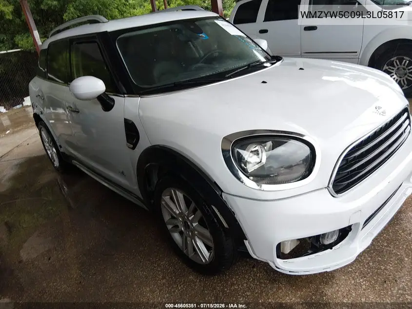 2020 Mini Countryman Cooper VIN: WMZYW5C09L3L05817 Lot: 45605351