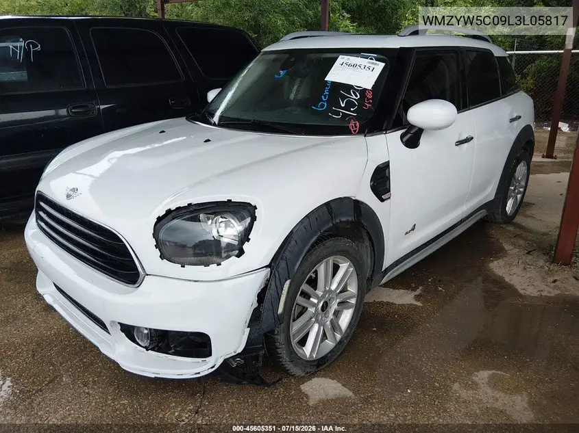 2020 Mini Countryman Cooper VIN: WMZYW5C09L3L05817 Lot: 45605351