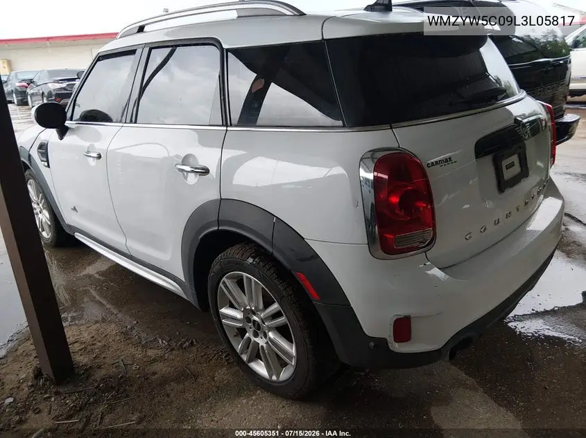 2020 Mini Countryman Cooper VIN: WMZYW5C09L3L05817 Lot: 45605351