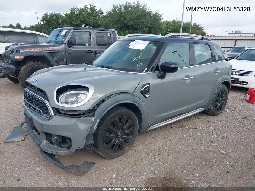 2020 Mini Countryman Cooper S VIN: WMZYW7C04L3L63328 Lot: 45612925