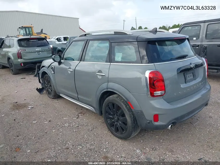 2020 Mini Countryman Cooper S VIN: WMZYW7C04L3L63328 Lot: 45612925
