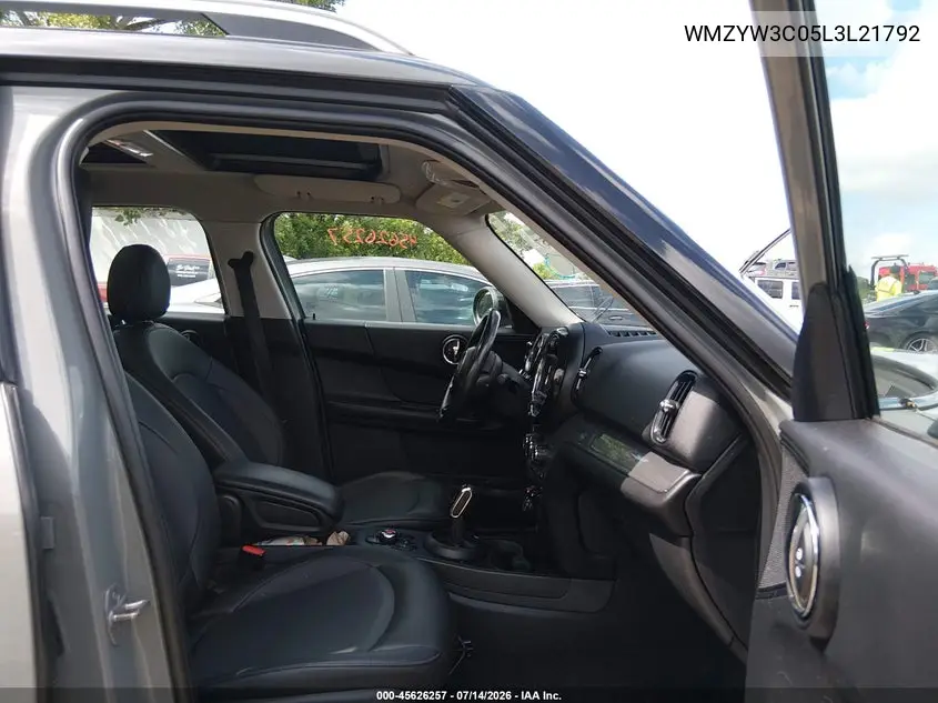 2020 Mini Countryman Cooper VIN: WMZYW3C05L3L21792 Lot: 45626257