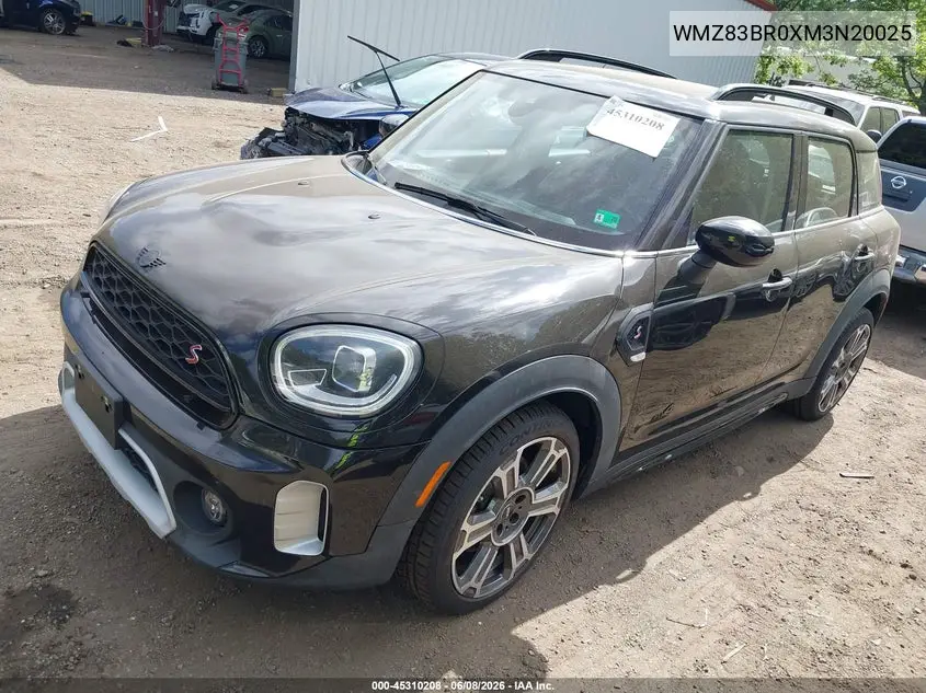 2021 Mini Countryman Cooper S VIN: WMZ83BR0XM3N20025 Lot: 45310208