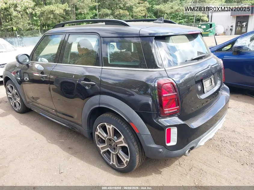 2021 Mini Countryman Cooper S VIN: WMZ83BR0XM3N20025 Lot: 45310208