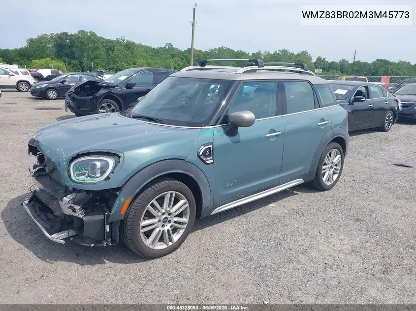 2021 Mini Countryman Cooper S VIN: WMZ83BR02M3M45773 Lot: 45328093