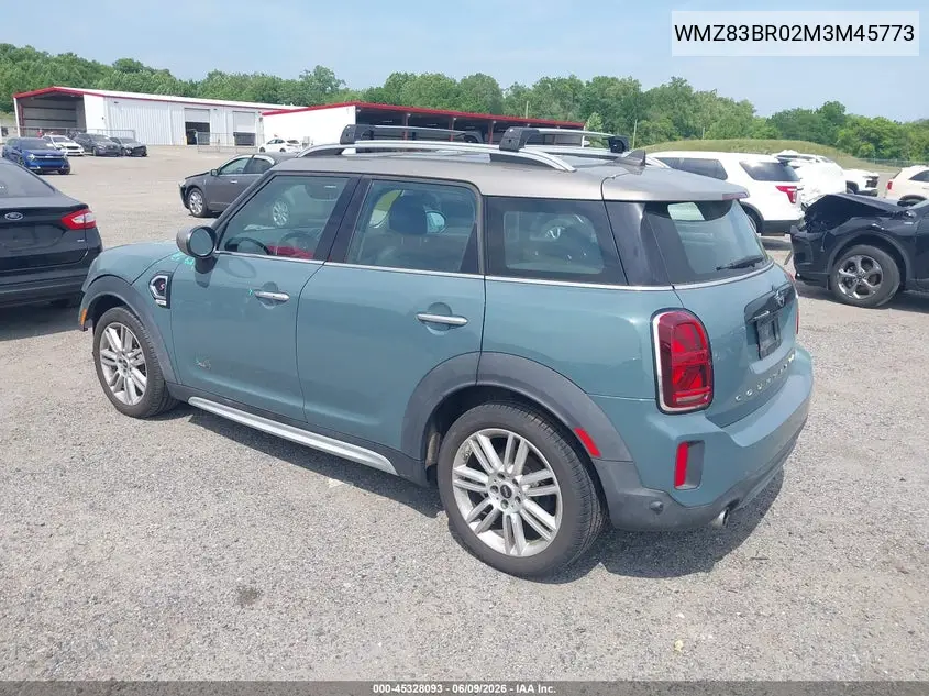 2021 Mini Countryman Cooper S VIN: WMZ83BR02M3M45773 Lot: 45328093