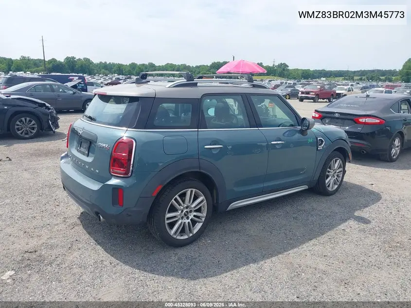 2021 Mini Countryman Cooper S VIN: WMZ83BR02M3M45773 Lot: 45328093