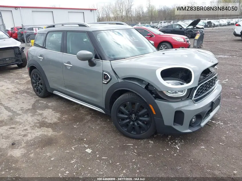 2022 Mini Countryman Cooper S VIN: WMZ83BR08N3N84050 Lot: 44886999