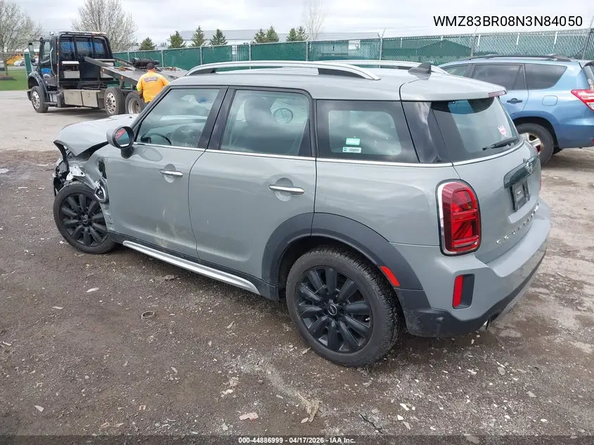 2022 Mini Countryman Cooper S VIN: WMZ83BR08N3N84050 Lot: 44886999