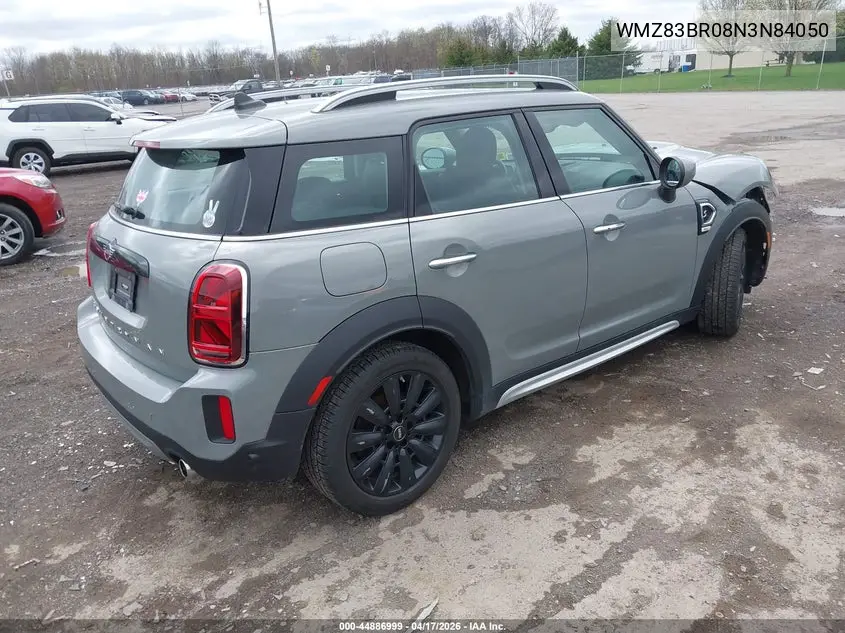 2022 Mini Countryman Cooper S VIN: WMZ83BR08N3N84050 Lot: 44886999