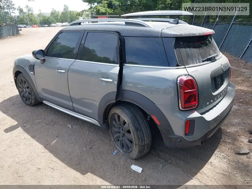 2022 Mini Countryman Cooper VIN: WMZ23BR01N3N91329 Lot: 45258762