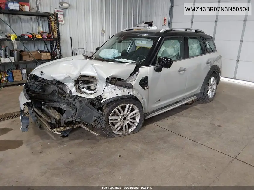 2022 Mini Countryman Cooper VIN: WMZ43BR07N3N50504 Lot: 45282653