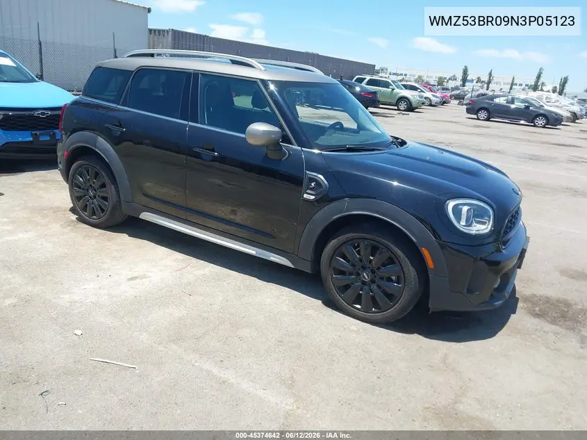 2022 Mini Countryman Cooper S VIN: WMZ53BR09N3P05123 Lot: 45374642