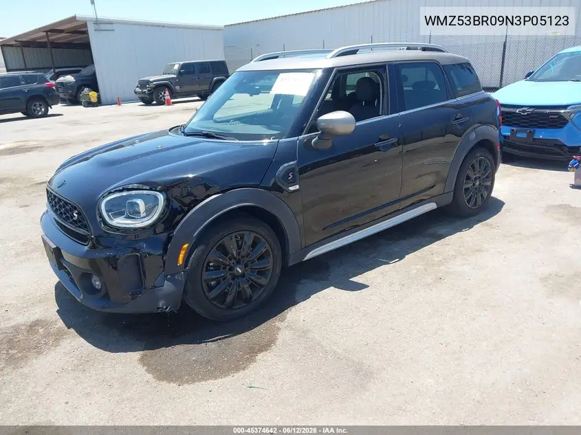 2022 Mini Countryman Cooper S VIN: WMZ53BR09N3P05123 Lot: 45374642