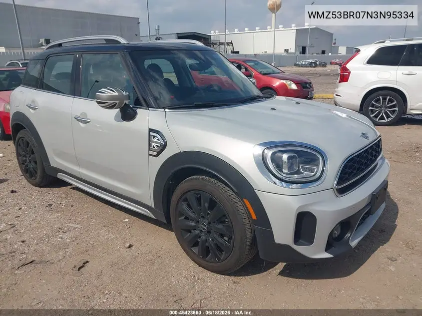 2022 Mini Countryman Cooper S VIN: WMZ53BR07N3N95334 Lot: 45423660