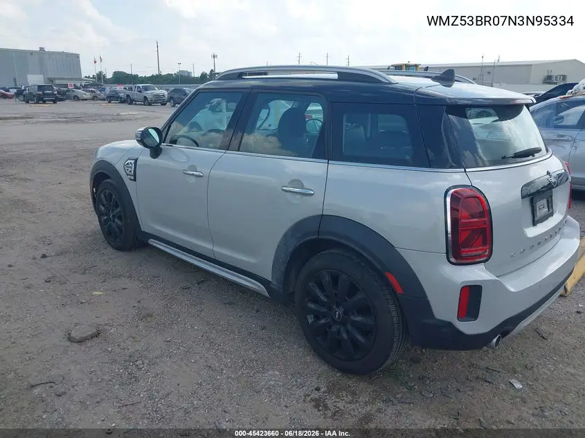 2022 Mini Countryman Cooper S VIN: WMZ53BR07N3N95334 Lot: 45423660