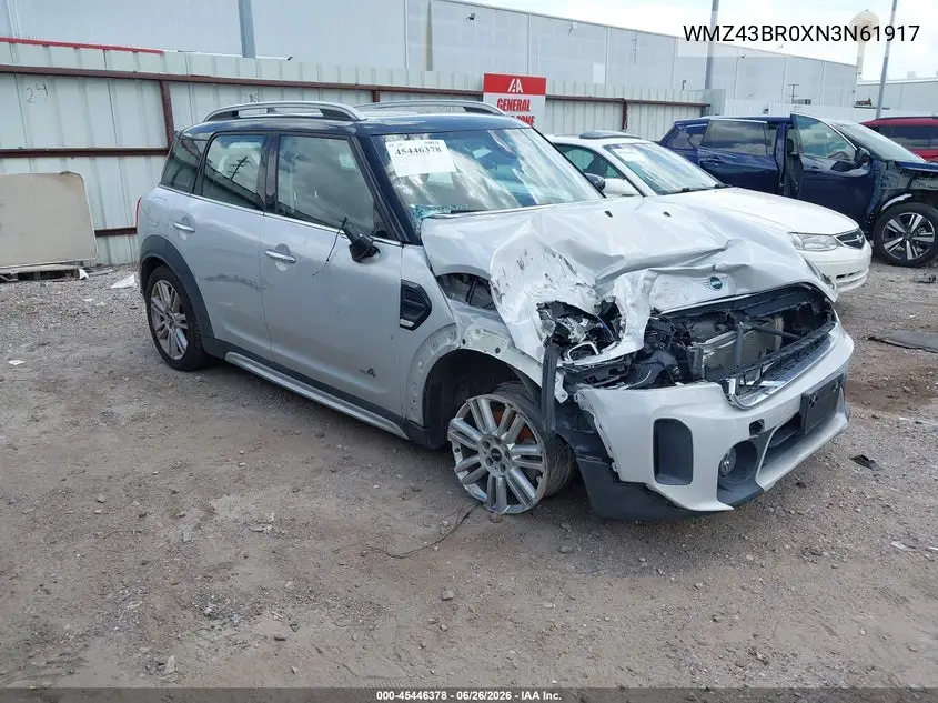 2022 Mini Countryman Cooper VIN: WMZ43BR0XN3N61917 Lot: 45446378