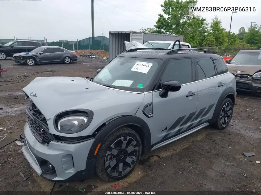 2023 Mini Countryman Cooper S VIN: WMZ83BR06P3P66316 Lot: 45034943