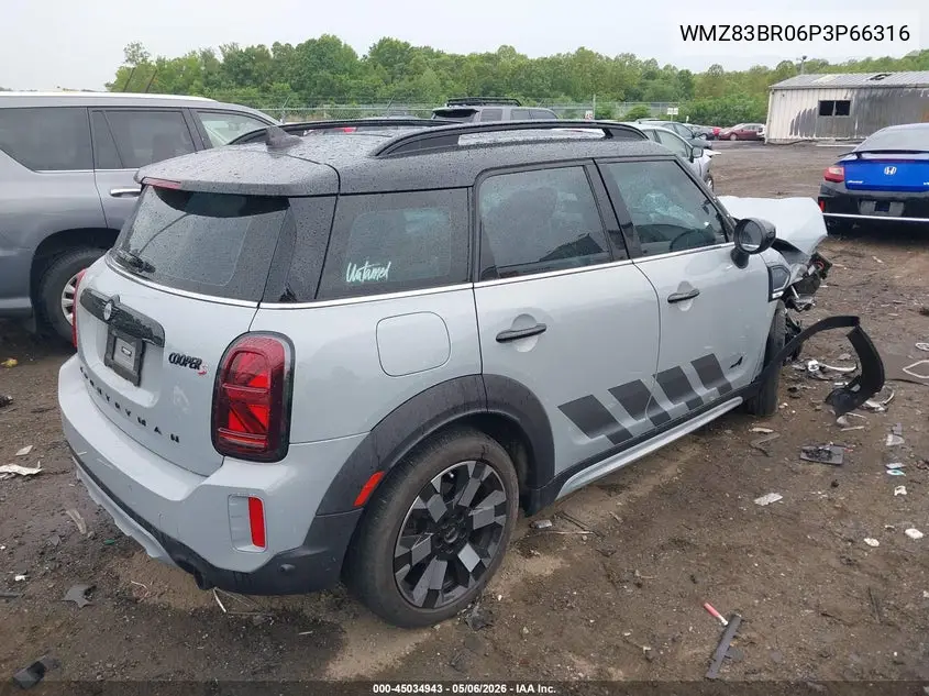 2023 Mini Countryman Cooper S VIN: WMZ83BR06P3P66316 Lot: 45034943