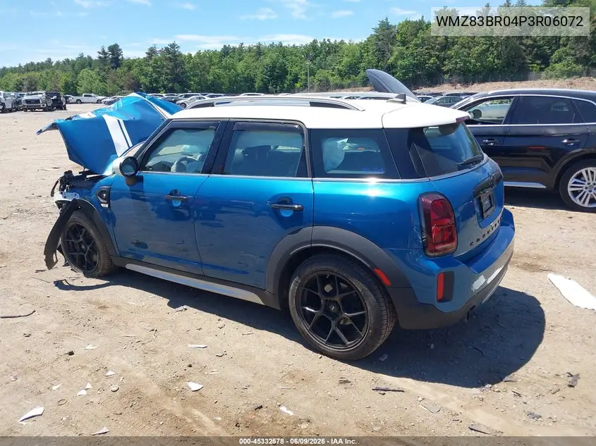 2023 Mini Countryman Cooper S VIN: WMZ83BR04P3R06072 Lot: 45332578