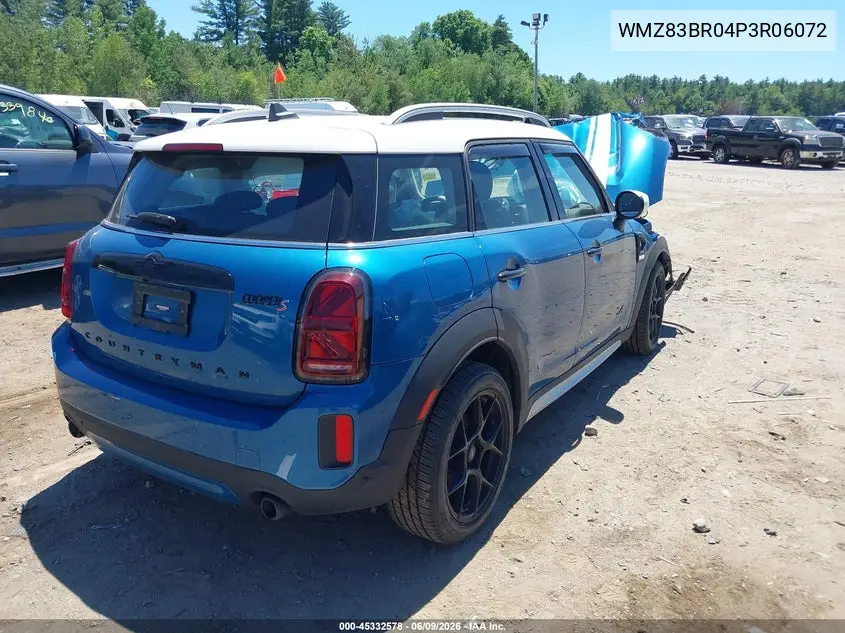 2023 Mini Countryman Cooper S VIN: WMZ83BR04P3R06072 Lot: 45332578