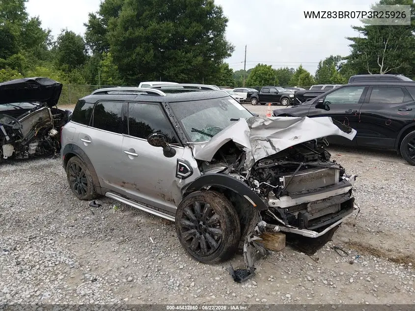 2023 Mini Countryman Cooper S VIN: WMZ83BR07P3R25926 Lot: 45432860