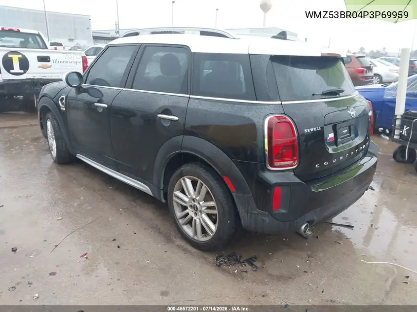 2023 Mini Countryman Cooper S VIN: WMZ53BR04P3P69959 Lot: 45572201