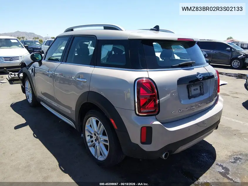 2024 Mini Countryman Cooper S VIN: WMZ83BR02R3S02133 Lot: 45399067