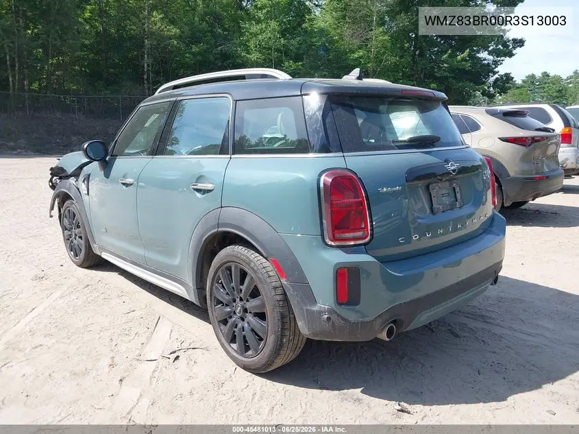2024 Mini Countryman Cooper S VIN: WMZ83BR00R3S13003 Lot: 45481013