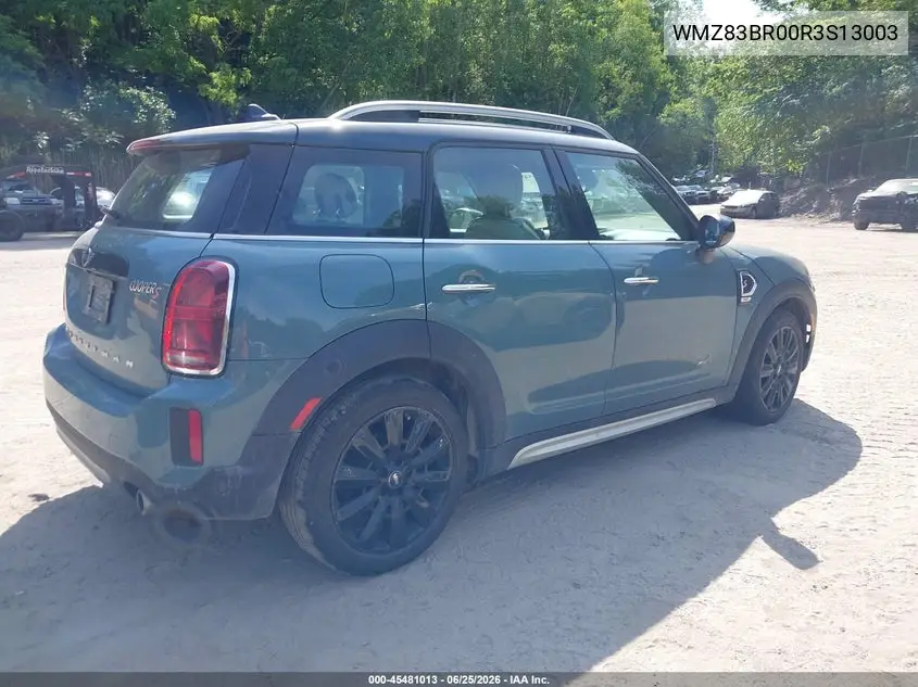 2024 Mini Countryman Cooper S VIN: WMZ83BR00R3S13003 Lot: 45481013